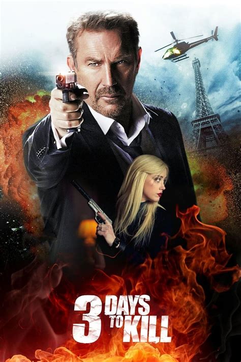 3 Days to Kill is a 2014 French-American action thriller film directed by McG and written by Luc Besson and Adi Hasak. The film stars Kevin Costner, Amber Heard, Hailee Steinfeld, Connie Nielsen, Richard Sammel, and Eriq Ebouaney. The film was released on 21 February 2014. Experienced CIA agent Ethan Renner (Kevin Costner), originally from Pittsburgh, works with a team to capture the Albino ... 